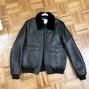Sandro leather jacket